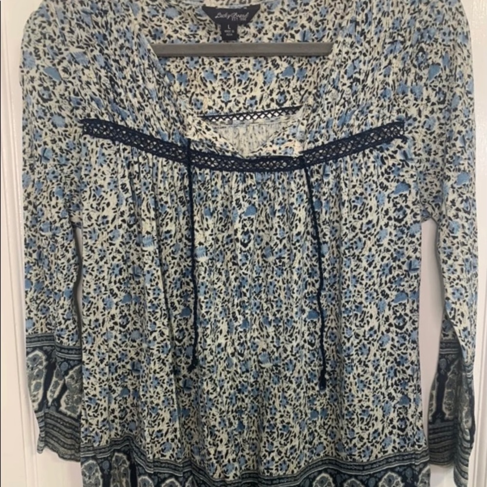 Women’s Lucky Brand long sleeve top size large